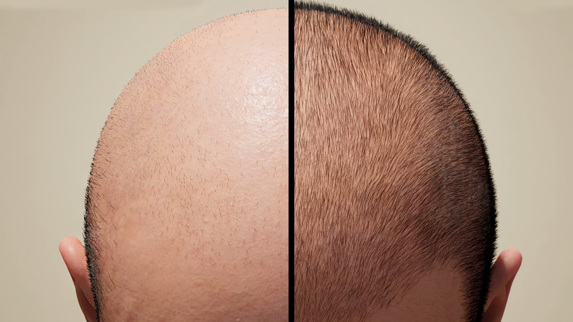 derma roller before and after